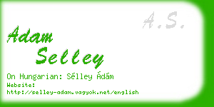 adam selley business card